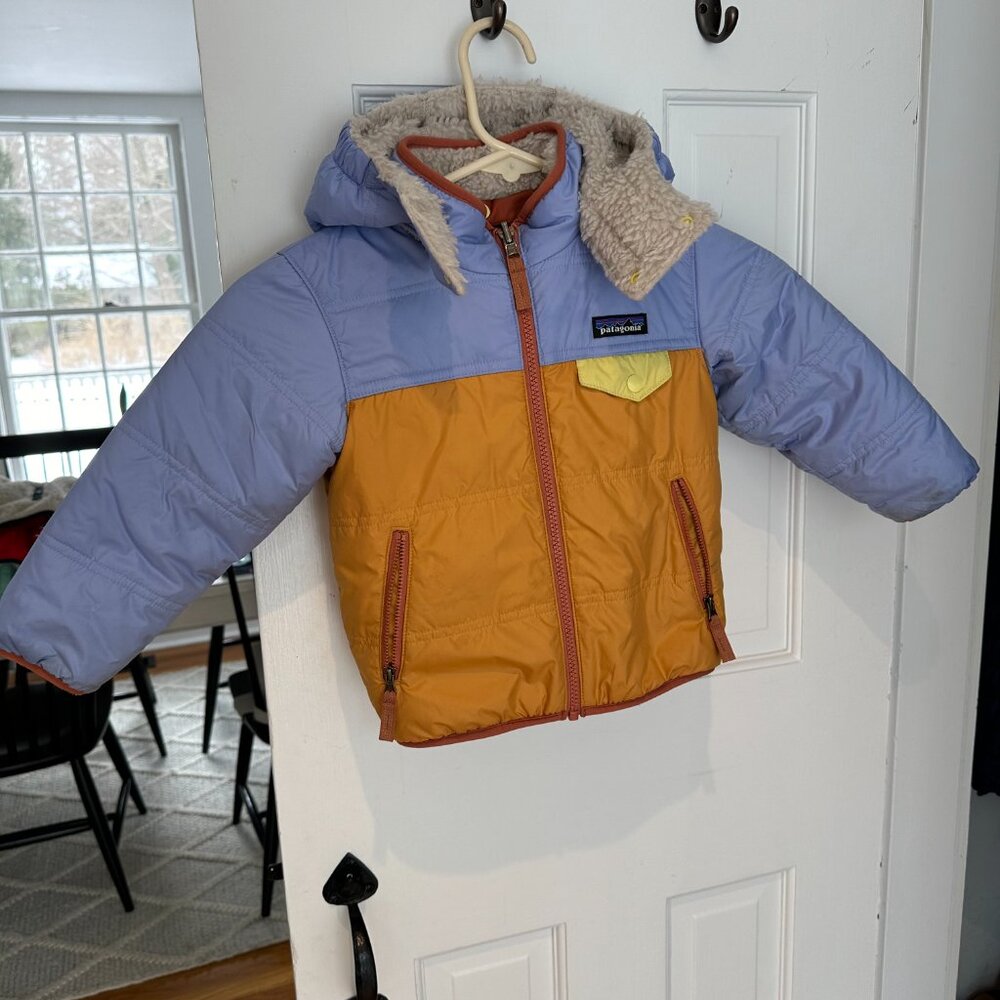 Patagonia Girls Toddler Reversible Tribbles Hoody Jacket